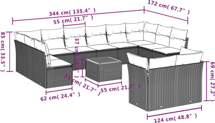 Produktbild vidaXL Romeo