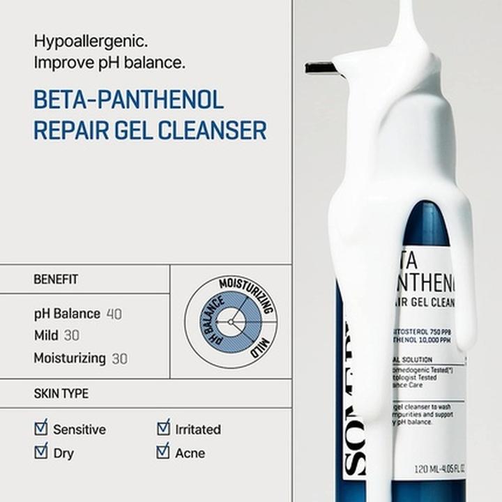 Image du produit Some By Mi Beta Panthenol Repair Gel Nettoyant (Gel nettoyant, 120 ml)