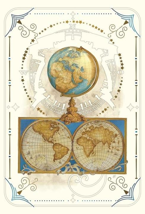 Produktbild da Vinci Karte 12x18cm + Globus-Umschlag