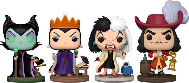 Produktbild Funko Disney Villains POP! Movies Vinyl Figuren 4er-Pack Villains (GW)(EMEA) 9 cm