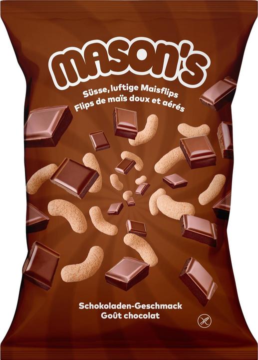 Actual product image Mason's Chocolate flavoured corn flips (60 g, 1 pcs.)