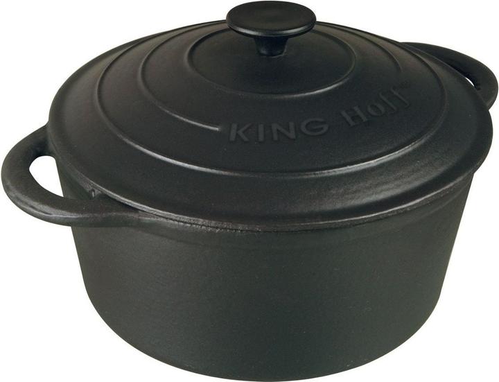 Produktbild Kinghoff KETAUS PUODAS 22cm 2,4L KH-2253 (Bräter + Schmortopf, Gusseisen)