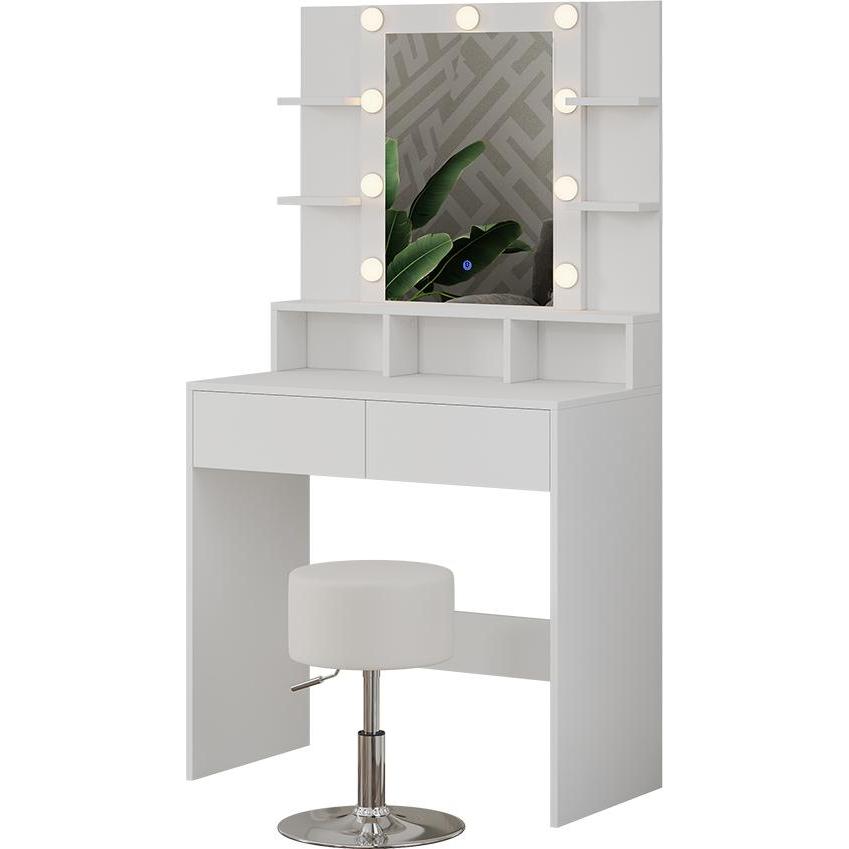 Vicco, Schminktisch, Taylor mit Hocker und Beleuchtung