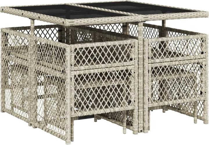 Produktbild vidaXL Garten Essgruppe (110 x 106 x 73 cm)