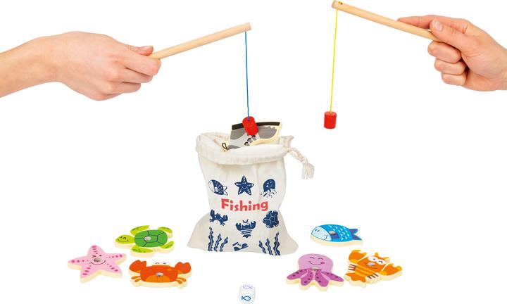 Actual product image small foot Fishing Fish fishing Travel game (German)