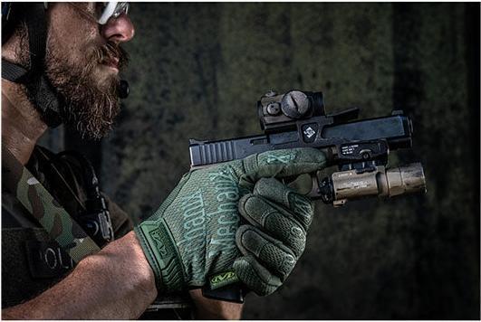 Productafbeelding Mechanix Wear Handschoenen Mechanix The Original® Olive Drab 11 / XL maat. Klittenband, kunstleer, TrekDry® (XL)