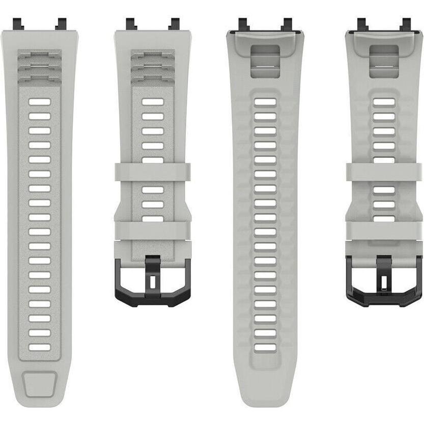 Strap-it Silikonarmband (Silikon), Uhrenarmband, Grau