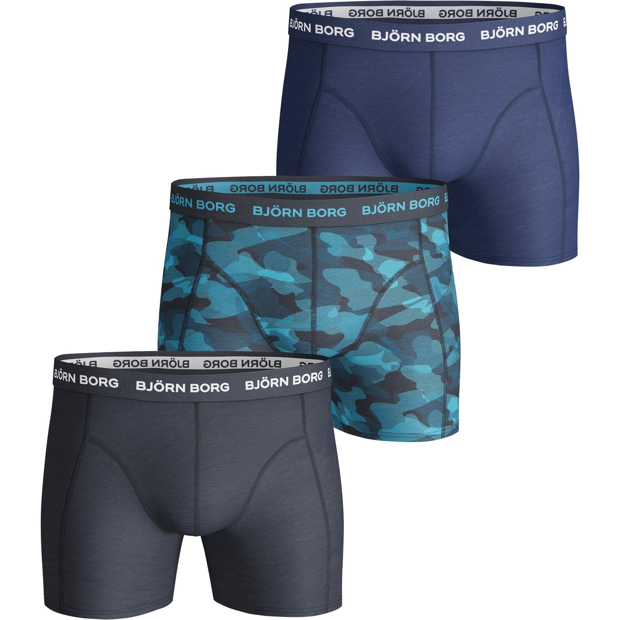 Björn Borg, Herren, Unterhosen, Shadeline Sammy, Blau, (XXL, 3er Pack)