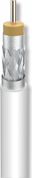 Televes SK125/250plus coaxiale kabel A+3-weg afgeschermd 125dB 250m spoel 413502 (125 dB, Antennekabel)