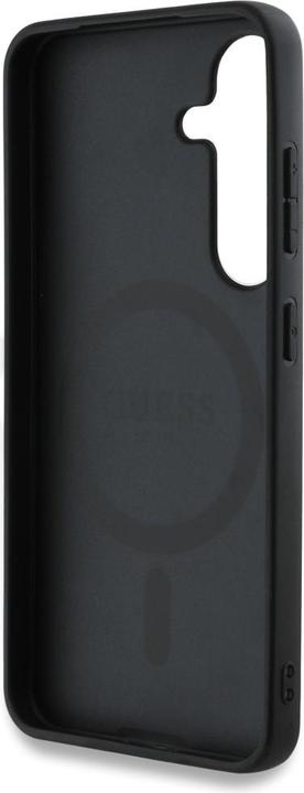 Produktbild Guess Etui Leather 4G Colored Ring Classic Logo MagSafe Samsung Galaxy S25 brÄ zowy (Samsung Galaxy S25)