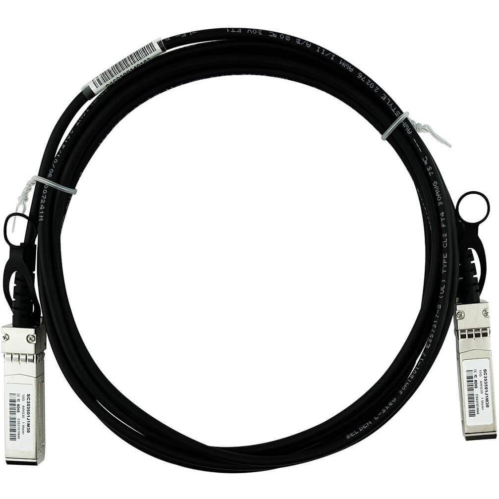 CBO Palo Alto Networks PAN-SFP-PLUS-CU-1M kompatibles BlueLAN DAC SFP+ SC353501J1M30, Transceiver, Schwarz