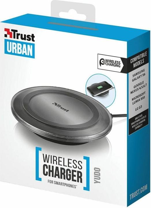 Actual product image Trust Yudo wireless charger f. Smartphones (5 W)