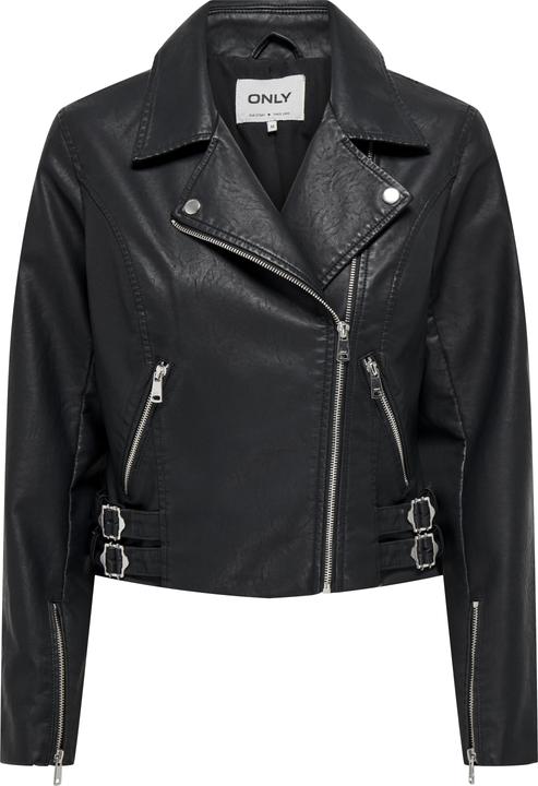 Actual product image Only Band collar Cuffs with zip Biker jacket Biker jacket (XS)