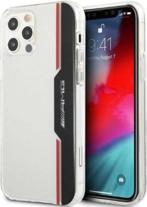 Image du produit Mercedes AMG AMHCP12MTVLBR iPhone 12/12 Pro 6,1" transparent hardcase Electroplate Vertical (Apple iPhone 12, Apple iPhone 12 Pro)