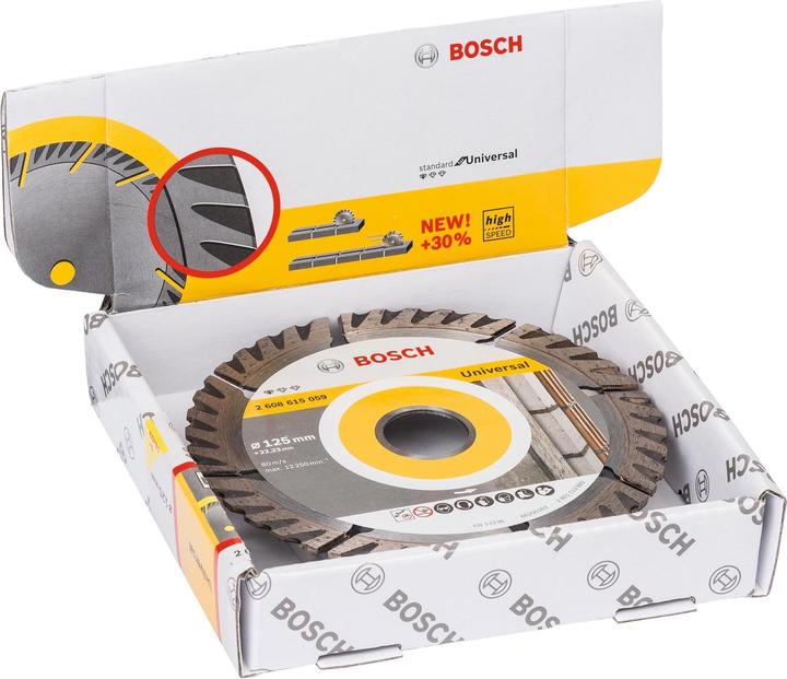 Immagine prodotto Bosch Professional Zubehör Disco da taglio diamantato PRO Multi Material, 125 x 22,23 mm