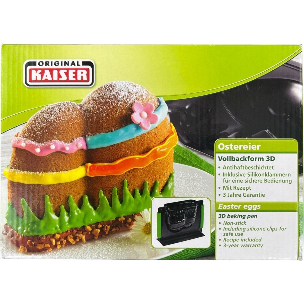 Thumbnail - Kaiser Fototechnik Kaiser Backformen 3D Backform Ostereier, Backform, Schwarz