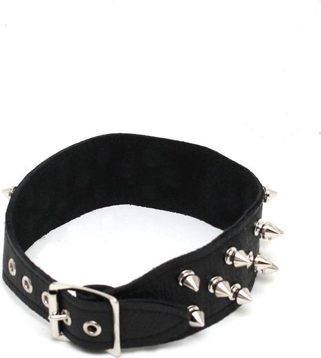 Produktbild Rimba Erotische Mode Lederhalsband mit Spikes