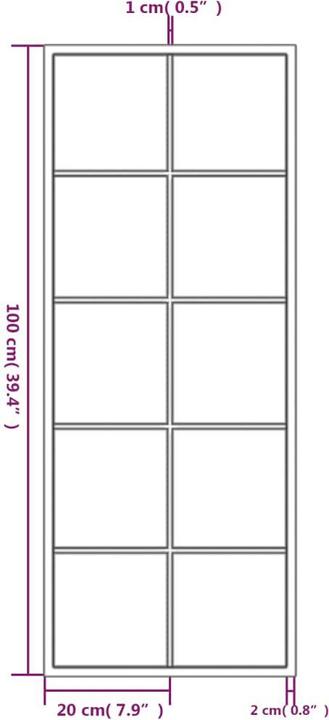 Immagine prodotto VidaXL Vadin (100 x 40 cm)