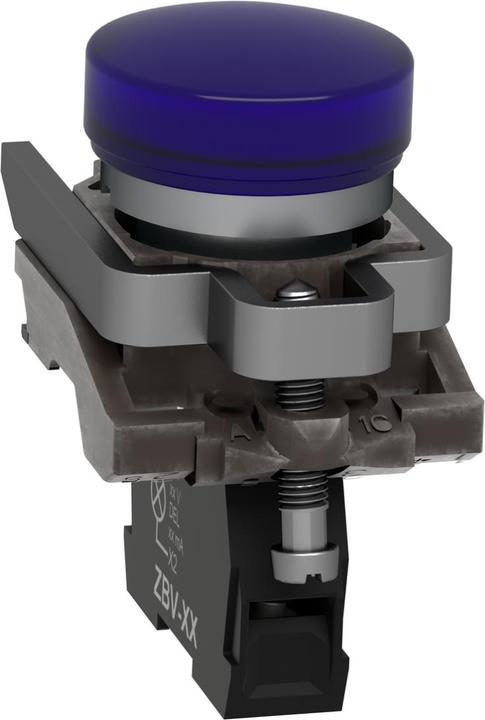 Produktbild Schneider Electric Leuchtmelder LED 230V blau XB4BVM6