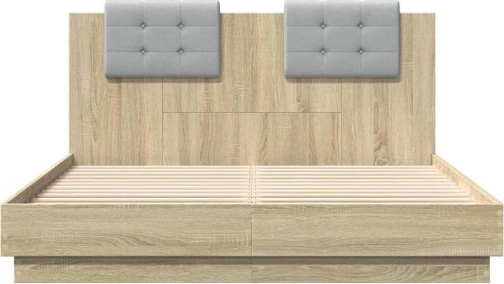 Immagine prodotto vidaXL Giroletto con testiera in rovere Sonoma (140 x 200 cm)