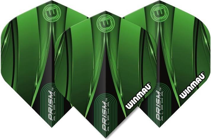 Winmau Prism Alpha Flights - Sniper Green