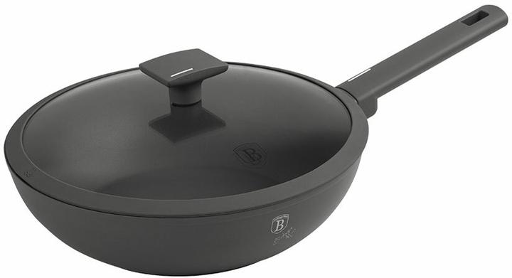 Image du produit BerlingerHaus Haus Wok Bratpfanne Ø 28 cm mit Deckel Anthracite Collection (28 cm, Poêle à frire, Aluminium)