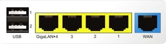 Actual product image Draytek VPN router Vigor 2135AC