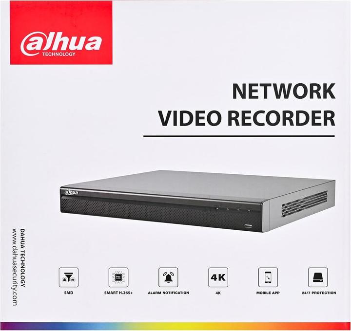 Actual product image Dahua NET VIDEO RECORDER 8CH 8POE/NVR4208-8P-4KS3 (Network Video Recorder (NVR))