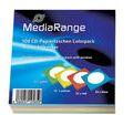 Actual product image MediaRange CD/DVD paper sleeves coloured with window