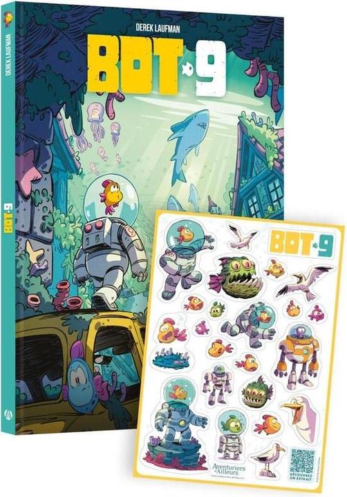 LES Bot-9. Tome 1 + 1 planche de stickers (Französisch, Laufman Derek, 2025)