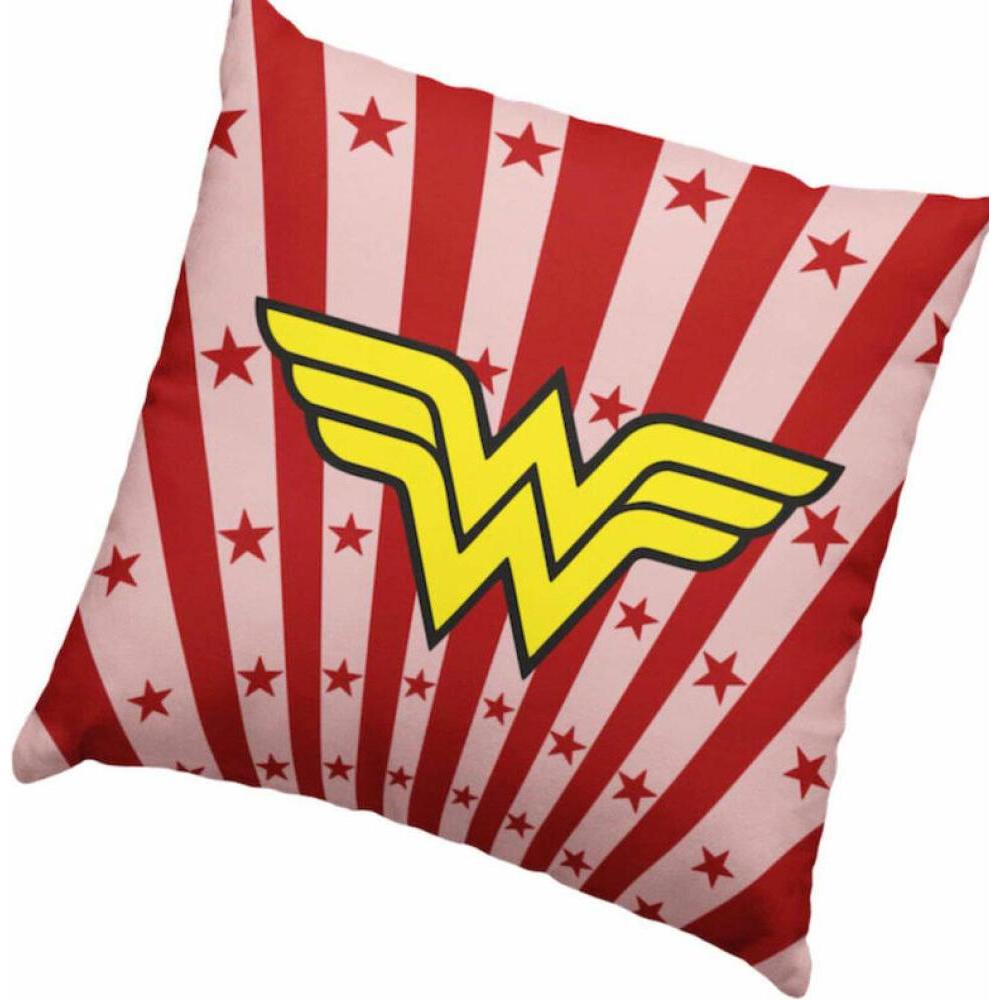 Thumbnail - SD Toys, Dekokissen, DC - Symbole Wonder Woman - Coussin '40x40x1cm' (40 x 40 cm)
