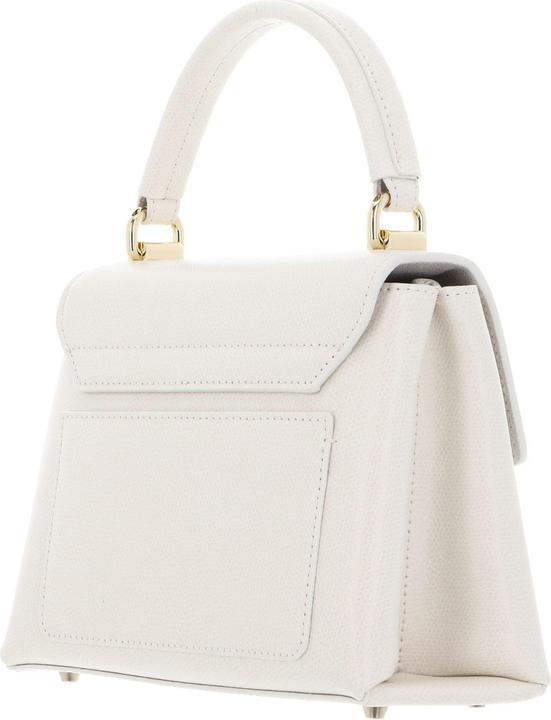 Actual product image Furla 1927 mini top handle in leather color cream