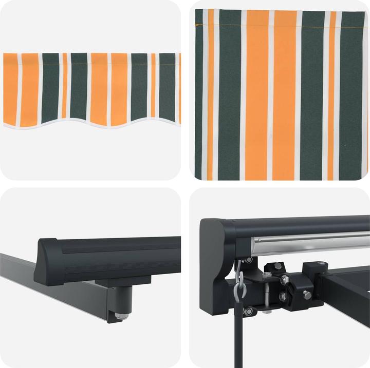 Actual product image vidaXL Manuelle Markise (4.50 m)