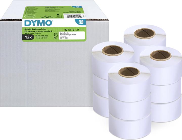 Produktbild Dymo ® LW - Standardadressetiketten Permanent Papier - - 2093091 (8.90 cm)