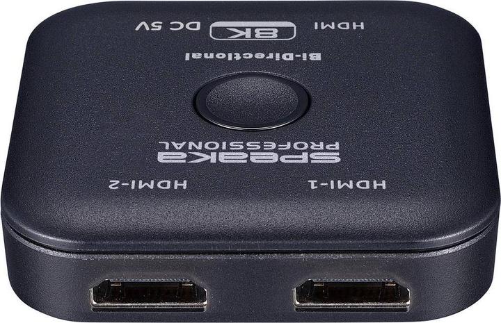 Actual product image SpeaKa Professional SP-11990132 2+1 port HDMI switch can be used bidirectionally 76
