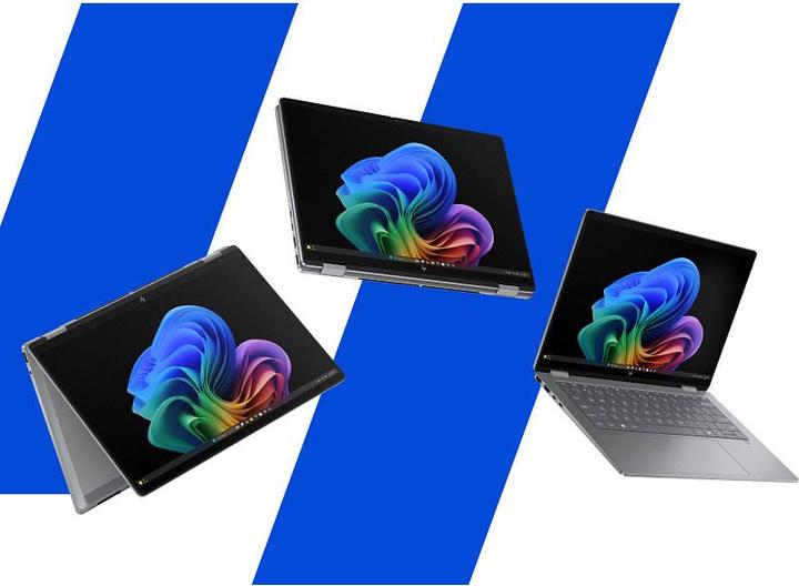 Produktbild HP OmniBook X FlipNGAI 14-fk0438nz, Prozessortyp: AMD (14", AMD Athlon II P340, 16 GB, 512 GB, CH)