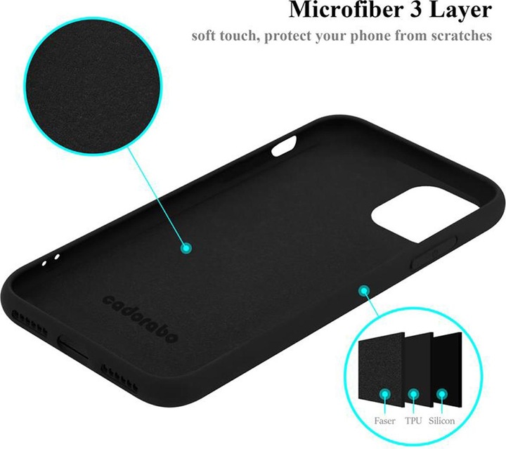 Actual product image Cadorabo TPU Liquid Silicone Case Cover (Apple iPhone 11 Pro)