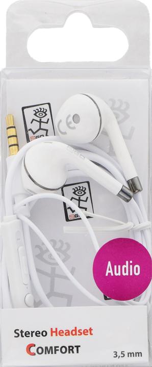 Produktbild 2GO In-Ear Stereo-Headset "Comfort" - grau (Kabelgebunden)
