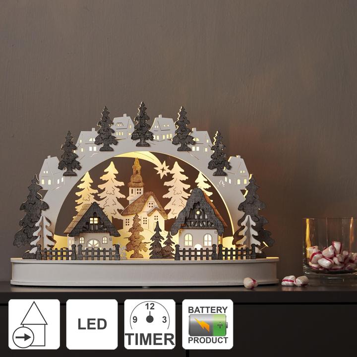 Produktbild Star Trading Kerzenleuchter Grauberg