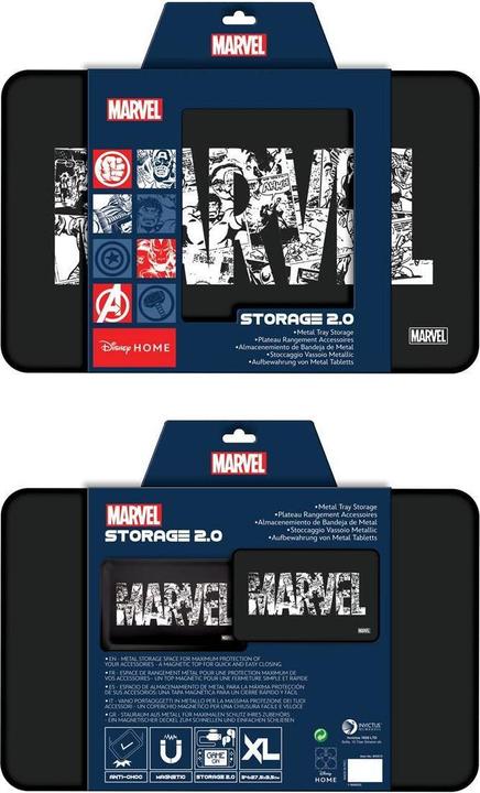 Produktbild Lyo Storage 2.0 Plateau De Rangement - Couvercle Magnetique Marvel Noir