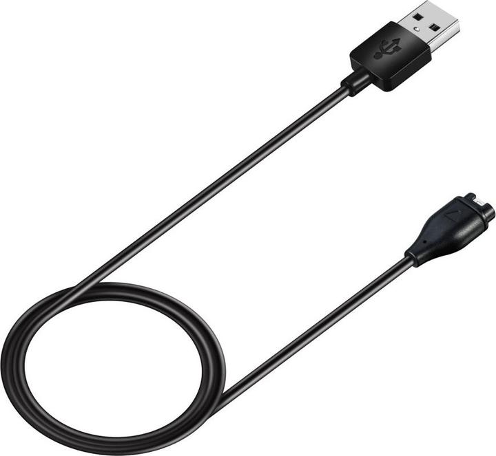 Produktbild Deltalabs Garmin Fenix/Forerunner USB Ladeclip – Ladekabel für Smartwatches (Schwarz, 1m)