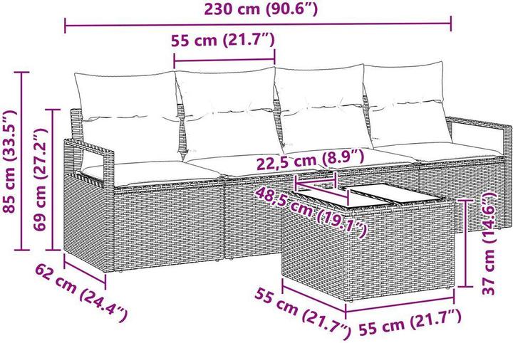 Produktbild vidaXL Sylvia