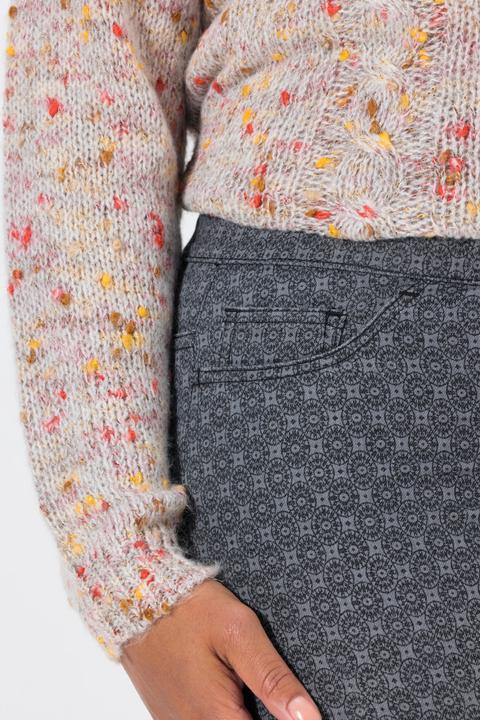 Produktbild Janet & Joyce Jeggings, Slim Fit, Minimal-Print, Gesässtaschen (42)