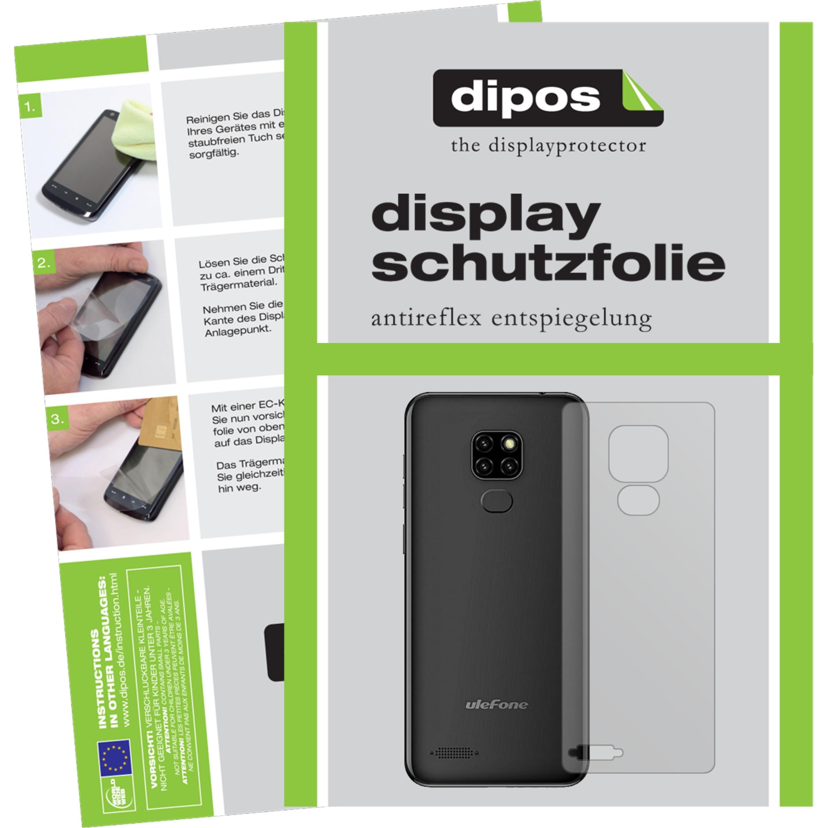 Thumbnail - Dipos Displayschutzfolie Antireflex (2 Stück, Ulefone Note 7P), Smartphone Schutzfolie, Transparent