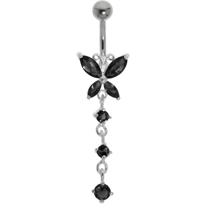 Immagine prodotto Bijouteria Piercing ventre (Acciaio inossidabile, Argento 925, Vetro (di orologio))