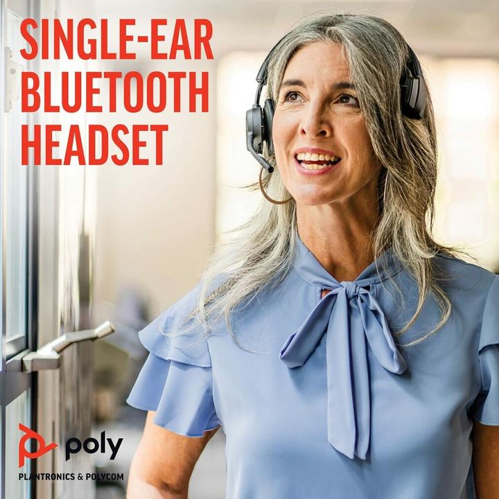 Image du produit Poly Voyager 4310 + adaptateur BT700 USB-A + station de charge (Sans fil, USB-A, Zoom)