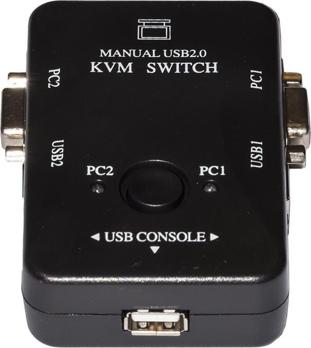 Produktbild Zubehör LKKWM2 Tastatur-Video-Maus-Umschalter (kvm) Schwarz