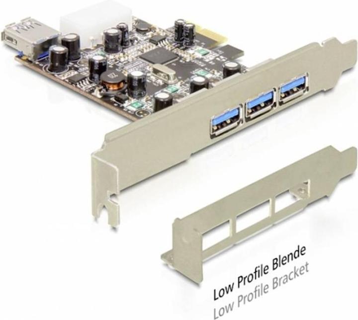 Delock PCI-E Karte > 3 x extern + 1 x intern USB 3.0