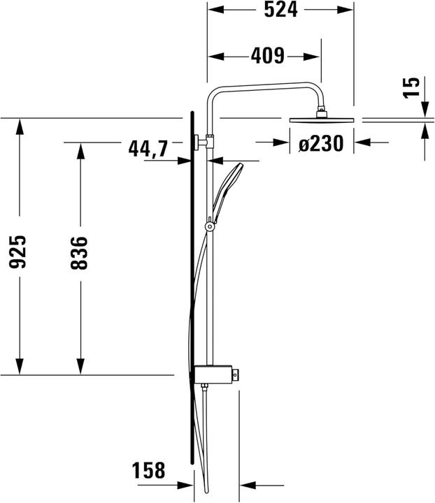 Immagine prodotto Duravit Sistemi doccia Sistema doccia