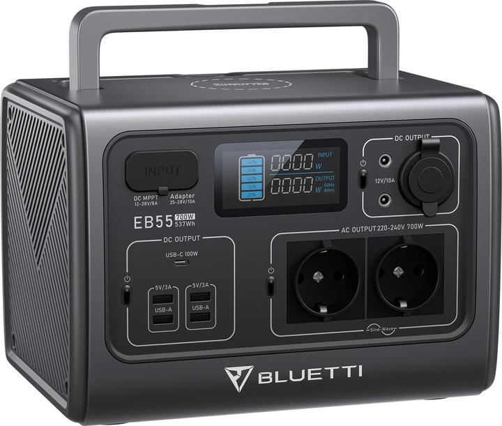 Immagine prodotto Bluetti EB55 (537 Wh, 7.50 kg)